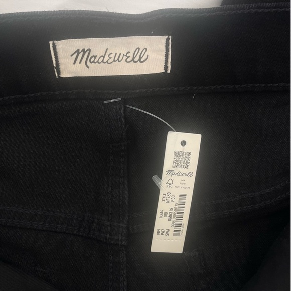 Madewell The Perfect Vintage Black Flare High Rise Denim Jean Size 30 Petite - Picture 11 of 15